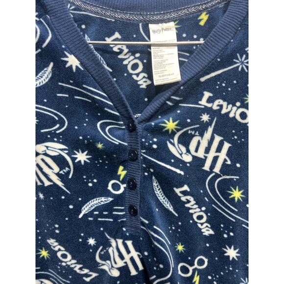 Harry Potter Sleepwear Navy Blue Womens Size L 12/14 - Picture 6 of 12